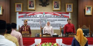 DPRD Anambas Gelar Rapat Paripurna Istimewa Hari Jadi KKA Ke-15