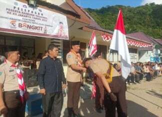 Sekda Anambas Lepas Kontingen Gerakan Pramuka Peserta Rainas XII Cibubur