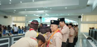 Asisten Pemerintahan dan Kesejahteraan Rakyat Lepas Peserta Raimuna Nasional ke XII