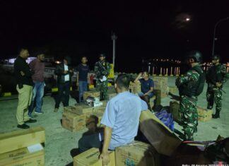 Satgas Hanlan Laut Natuna Utara Behasil Gagalkan Penyeludupan 1.224 Slop Rokok Ilegal