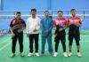 Perkuat Hubungan Bilateral, Kepala BP Batam Badminton Bersama Menteri Singapura
