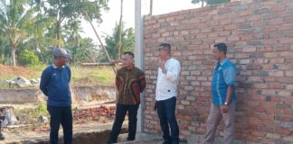 Bupati Lingga Bersama Ketua DPRD Tinjau Lokasi Pembangunan Kantor Camat Katang Bidare dan Puskesmas Benan