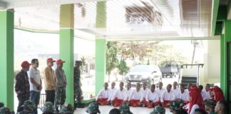 Sepekan Jelang Peringatan HUT RI ke-78, Bupati Safaruddin Tinjau Kesiapan Paskibra