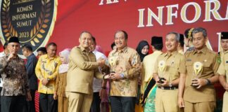 Pemerintah Kabupaten Asahan Raih Anugerah Keterbukaan Informasi Publik