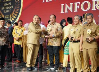 Pemerintah Kabupaten Asahan Raih Anugerah Keterbukaan Informasi Publik