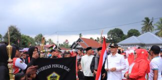 Ragam Kostum Unik Tampil Meriahkan HUT-RI ke-78, di Pawai Anak Nagari Koto Panjang