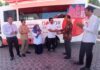 Pemkot Lhokseumawe Serahkan Mobil Unit Donor Darah Untuk PMI