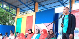 Meriahkan HUT RI Ke-78, Tokoh Pemuda Kelurahan Senayang Gelar Jalan Sehat Berhadiah