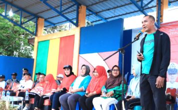 Meriahkan HUT RI Ke-78, Tokoh Pemuda Kelurahan Senayang Gelar Jalan Sehat Berhadiah