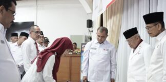 Disaksikan Bupati, Dewan Kehormatan dan Pengurus PMI 50 Kota Periode 2023-2028 Dilantik Aristo Munandar