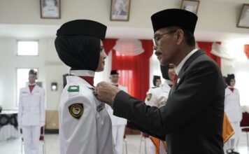 28 Anggota Paskibra 2023 di Kukuhkan Bupati 50 Kota Hari ini