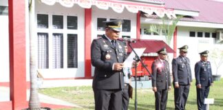 Kakanim Jadi Irup Upacara HUT Kemenkumhan ke 78 di Lhokseumawe