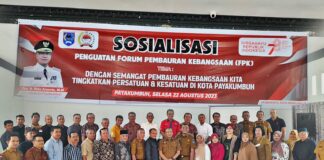 Badan Kesbangpol Kota Payakumbuh Gelar Sosialisasi Forum Pembauran Kebangsaan