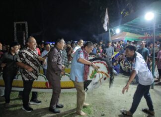 Wakil Bupati Asahan Ikuti Malam Kenduri Kesenian Jarang Kepang
