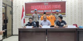 Dua Pelaku Curat Berhasil Diamankan Satreskrim Polres Natuna