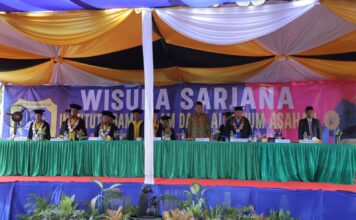 Bupati Asahan Hadiri Wisuda Sarjana IAIDU Asahan Angkatan XXX