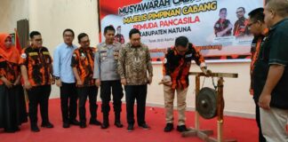 Bupati Natuna Buka Muscab V MPC Pemuda Pancasila