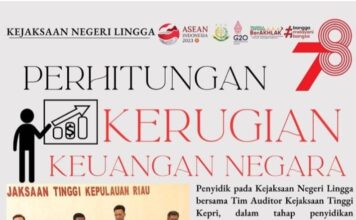 Diduga Korupsi, Penyidik Kejati Kepri Audit Bagian Umum Sekda Lingga Tahun Anggaran 2022