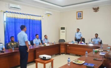 Danlanud RSA Natuna Terima Tim Wasrik Inspektorat Koopsud I Tahun 2023