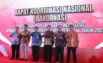 Gubernur Ansar Hadiri Rakornas Pencegahan Pelanggaran Netralitas ASN Pada Pemilu 2024