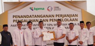 PGE Serahkan 10 Persen Participating Interest WK B Kepada Pemerintah Aceh Utara