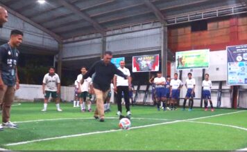 Bupati Buka Turnamen Futsal PRMI Regional Natuna Tahun 2023