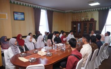 Silaturahmi Bersama 15 Calon Mahasiswa Penerima Beasiswa Universitas Pertamina, Ini Pesan Wabup Natuna