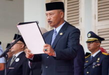 Sekdaprov Adi Prihantara Pimpin Upacara Peringatan Harhubnas