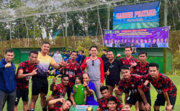 Menang Adu Penalti, Dishub Lingga Raih Juara 1