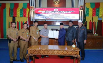 DPRD Lingga Gelar Paripurna Pengesahan APBD Perubahan Tahun 2023