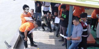 Satreskrim Polres Lingga Gelar Rekonstruksi Kasus Pembunuhan