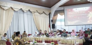 Bupati Safaruddin Bersama Forkopimda Ikuti Rakornas Pengendalian Inflasi