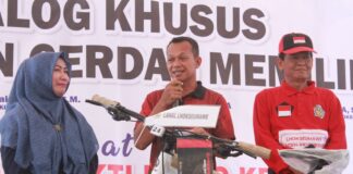 Danlanal Lhokseumawe Ikut Memeriahkan Jalan Santai HUT RRI ke 78