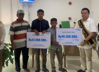 Hari Pelanggan Nasional, BPJAMSOSTEK Meulaboh Serahkan Santunan Secara Simbolis