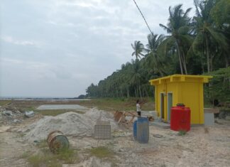 Pemindahan Fasilitas PKL di Tanjung Momong Telah Selesai