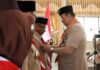 Wabup Karimun Kukuhkan Pengurus Gerakan Pramuka Kwarran Tebing