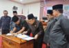Ketua DPRD Bersama Bupati Natuna Teken Nota Kesepakatan KUA PPAS Perubahan APBD Natuna Tahun 2023