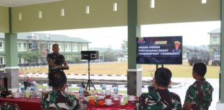 Danyon Komposit 1/GP Buka FGD Antar Dansat TNI di Natuna