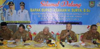 Bupati Asahan Ikuti Pertemuan Dengan Kepala Sekolah UPTD