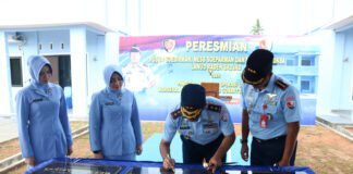 Kunjungi Natuna, Pangkoopsud I Resmikan Rusun dan Mess Prajurit Lanud Raden Sadjad