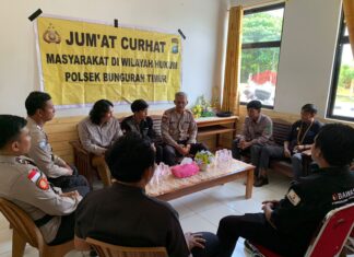 Jumat Curhat Polres Natuna, Bangun Kolaborasi Bersama Panwascam, Dema STAI dan HMI