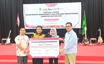 Smartfren dan Pemda Natuna Tandatangani Kesepakatan Bersama Penetapan Festival Literasi Sebagai Event Tahunan