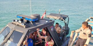 Polairud Polres Lingga Berikan Pelatihan SAR Pada Saka Bhayangkara