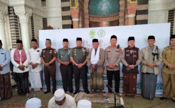 Danrem 011/Lilawangsa Hadiri Milad Dayah Al Madinatuddiniyah Babussalam dan Haul 1 Tahun Almarhum Abu Tumin