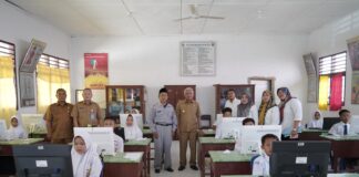 Bupati Asahan Kembali Tinjau Pelaksanaan ANBK Tahun 2023