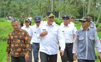 Gubernur Mahyeldi Tinjau Lokasi Rencana Pembangunan Jalan Penghubung Akabiluru-Tilatang Kamang