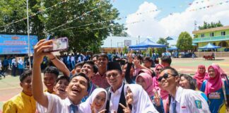 Hadir di HUT ke-45 Smanda Tanjungpinang, Gubernur Ansar Suntikkan Semangat Untuk Siswa-siswi