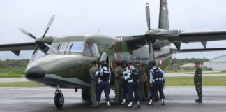 Simulasi Force Down Pesawat Asing di Lanud Raden Sadjad Natuna