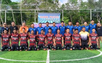 Tim Mini Soccer Dinas Perhubungan Lingga Optimis Tembus Juara 1