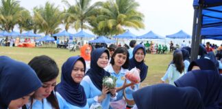 Sambut Peringatan Ke-78 HUT TNI, Lanud Raden Sadjad Gelar Bazar Murah di Pasar Minggu Ria